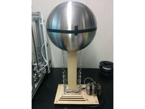 van de graaff gerador física e astronomia acrílico fisica alta tensão lasercut metacrilato ciência 3d print model - Mito3D