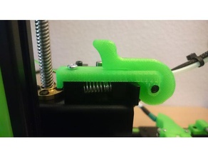 anet e10 filaman hızlı değişim aracı 3d yazıcı parçaları yükseltme bowden alanında değiştirme 3d print model - Mito3D