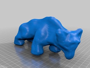 l'ours polaire ijsbeer art 3d print model - Mito3D