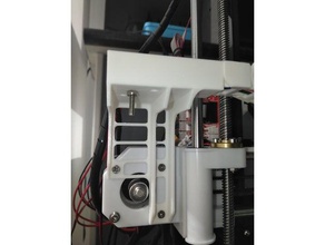 cable de la cadena x montaje del motor Impresora 3d accesorios anet a8 mods actualización 3d print model - Mito3D