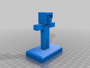 minecraft figure 5 star lord sculptures skins steve 3d print model - Mito3D