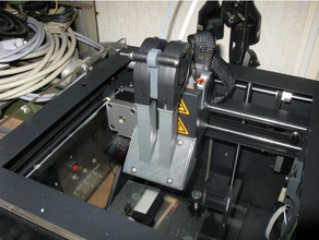 rf100 dual-Lüfter-Halterung 3d Drucker Zubehör Teil Kühler renkforce 3d print model - Mito3D