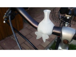 fahrrad vase art bicycle gift valentine valentines day gifts heart 3d print model - Mito3D