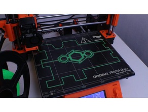 mk2s - bedlevel 3d printing tests bed leveling original prusa bedleveling i3 3d print model - Mito3D