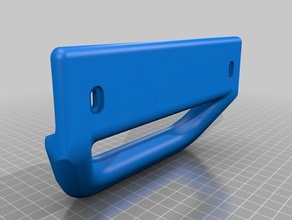 griff nordfrost gefrierschrank freezer handle replacement parts 3d print model - Mito3D