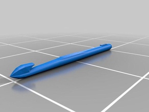 Häkel-Nadel hand-Werkzeuge 3d print model - Mito3D