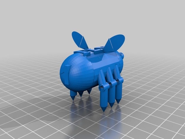 espía de la mosca La impresión en 3d 3D print model - Mito3D