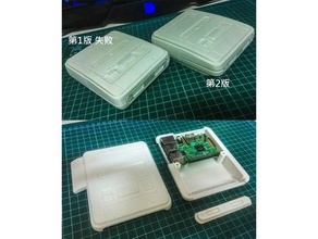 mini super famicom raspberry pi juegos de video 3d print model - Mito3D
