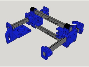 mgn xy gantry 3d printer parts hypercube 3d print model - Mito3D