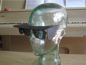 glisor viseira óculos de sol 3d print model - Mito3D