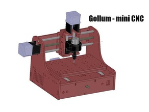 gollum - minicnc diy cnc makine daha da vahim lazer kesim mini 3d print model - Mito3D