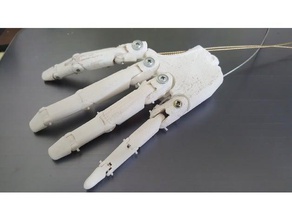 dar robot fingers - inmoov updated robotics arm modifications 3d print model - Mito3D