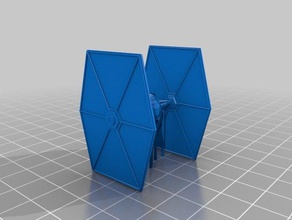 tie fighter x-wing miniature games 3d print model - Mito3D