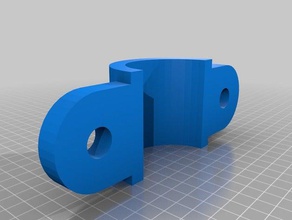 u-support pièces cintre pipe hanger pvc tuyau en soutien de à eau 3d print model - Mito3D