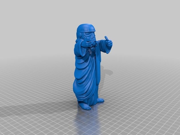 amigo trooper decoración cristo de star wars 3D print model - Mito3D