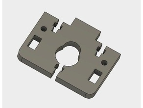tronxy p802e extruder-Platte 3d-Drucker Teile 3d print model - Mito3D