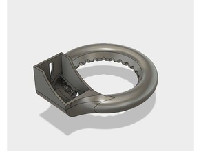 low profile ring cooler circular fan duct 5015 blower 3d printer parts cooling e3d part 3d print model - Mito3D