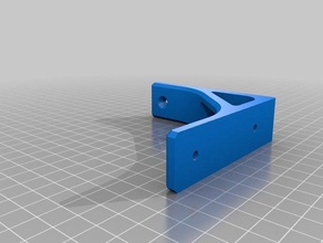 shelf bracket 90mm model furniture 3d print model - Mito3D