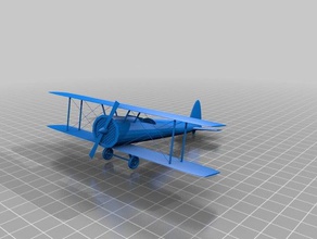 curtiss jenny Modell Flugzeug 3d-drucken 3d print model - Mito3D