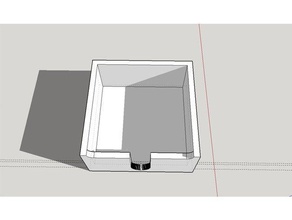 post-it Halter 5cm x 2,2 cm office Notizen - Organisation Papier denken Sie daran winzig ohne Unterstützung schreiben 3d print model - Mito3D