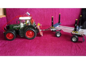 traktör tekerlekli r c araçlar 3d print model - Mito3D