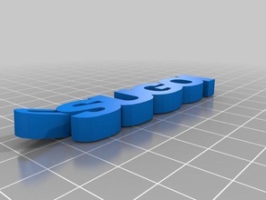 llavero numero di vasco sugoi gadget 3d print model - Mito3D