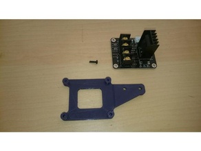anet e10 mosfet holding solution 3d printer parts upgrade holder mount 3d print model - Mito3D