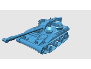 t92 nos tanque ligero vehículos de la guerra fría militar moderno estados unidos arma 3d print model - Mito3D