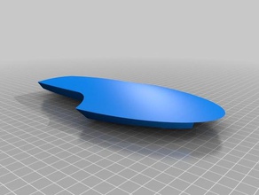 remixable shovelnose hydroplane hull r c vehicles boat rc shovel nose 3d print model - Mito3D