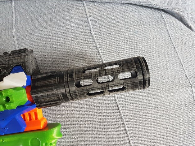 nerf dracogen flash hider sport & fitness all'aperto 3D print model - Mito3D