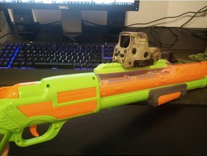 buzz bee ferroviario raider monorotaia picatinny rail giochi e giocattoli nerf blaster pistola 3d print model - Mito3D