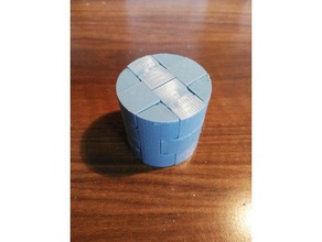cilindro di puzzle hobby Puzzle 3d 3d print model - Mito3D