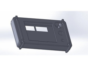 mks mini12864 v1 lcd case + installation instructions 3d printer accessories full graphic ramps 3d print model - Mito3D
