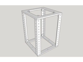 6-Zoll-4-post-rack v2 computer 6ir 3d print model - Mito3D