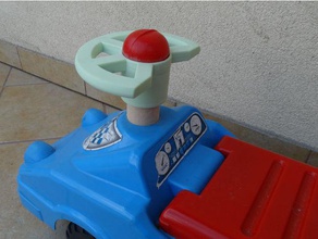 coche de juguete en el volante juguetes y accesorios juego 3d print model - Mito3D