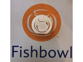fishbowl inventory-logo Schilder & logos 3d-logo Anzeichen 3d print model - Mito3D
