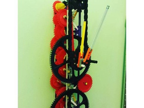 k'nex clock gears 3d printing 3d print model - Mito3D