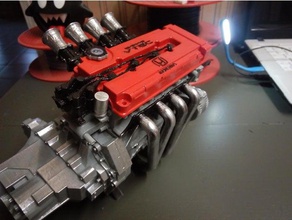 honda bseries b20 vtec engine automotive argentina civic motor jdm migo 3d print model - Mito3D