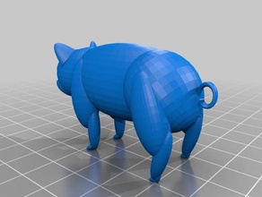 siyah domuz 3d baskı 3d print model - Mito3D