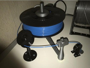 filament guide ikea lack enclosure horizontal spool holder 3d printer accessories 3d print model - Mito3D