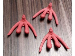 clitoride distintivo monete & distintivi l'anatomia 3d print model - Mito3D