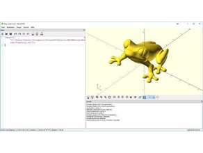 java application - import stl objects openscad point values editing 3d printing 3d print model - Mito3D
