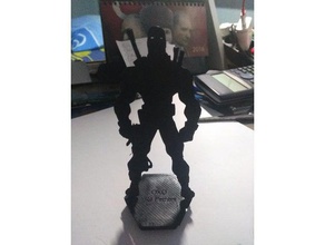 2d action man games 3d print model - Mito3D