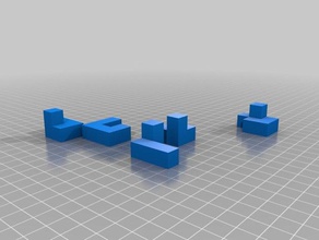 puzzle block 3d printing madewithtinkercad 3d print model - Mito3D