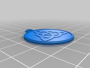 celtic pendant coins & badges 3d print model - Mito3D