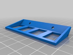 4 Schalter-panel 3d-Drucker Teile 3d print model - Mito3D