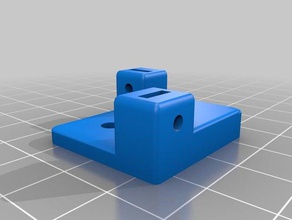 glass bed holder 3d printer parts glassbed clip tronxy x3 x3a 3d print model - Mito3D