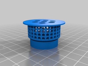Waschbecken Abfluss-Haar-Falle Bad im Badezimmer Kanaldeckel Haar-Falle 3d print model - Mito3D