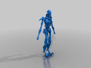 general grevious low-poly 3d-drucken 3d print model - Mito3D