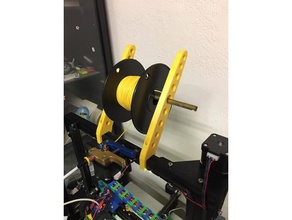 top spool holder 3d printing 2020 extrusion filament tevo tarantula 3d print model - Mito3D